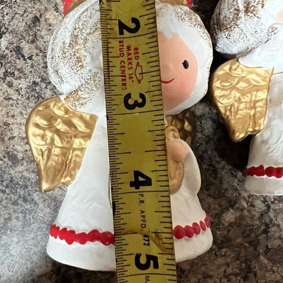 Homco Vintage Child Angel Candlesticks - Picture 11 of 15